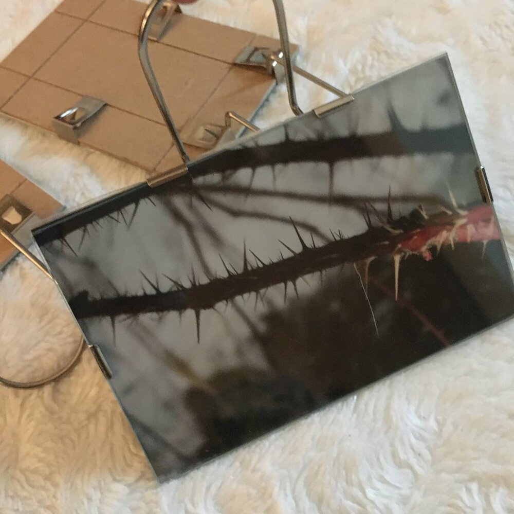 Lot of 3 Glass Metal Photo Frames Canadian Winter Nature Photography Cabin Art - Picture 5 of 9